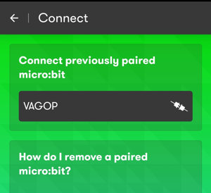 The micro:bit app will assign an ID to your card
