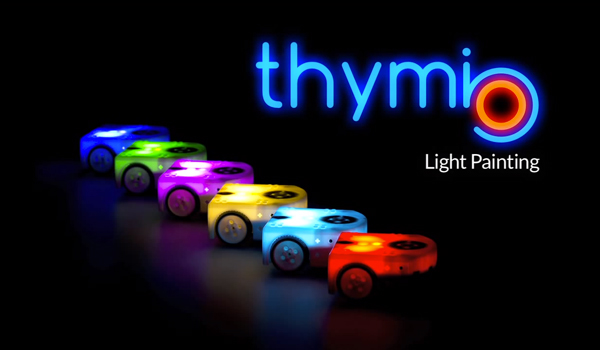 activité Thymio light painting