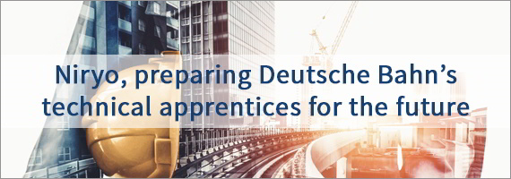 Niryo, preparing Deutsche Bahn’s technical apprentices for the future